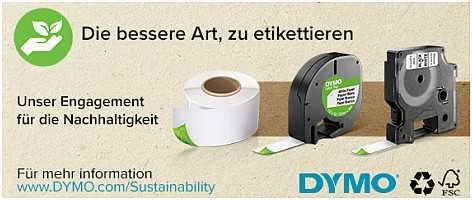 Juostelė DYMO D1 12mm x 7m, vinilinė, raudona ant balto / S0720550 45015