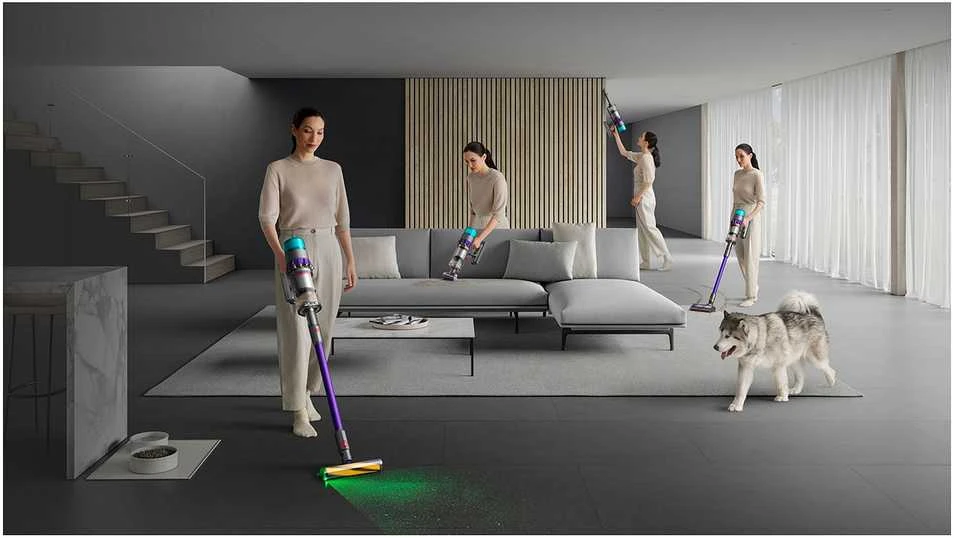 Belaidis dulkių siurblys Dyson Gen5detect Absolute, Violetinės / metalo spalvos
