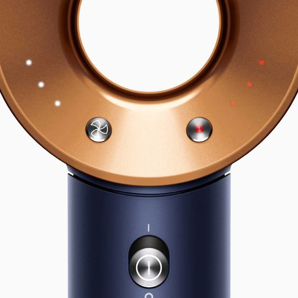 Dyson Supersonic™ Straight+Wavy plaukų džiovintuvas (Prussian Blue / Rich Copper)