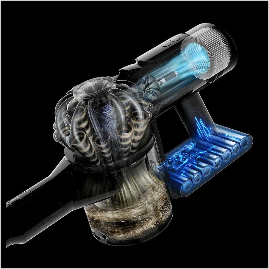 Dulkių siurblys Siurblys - Dyson V8 Cyclone 2-in-1 Stick Vacuum 60min Runtime Juodas