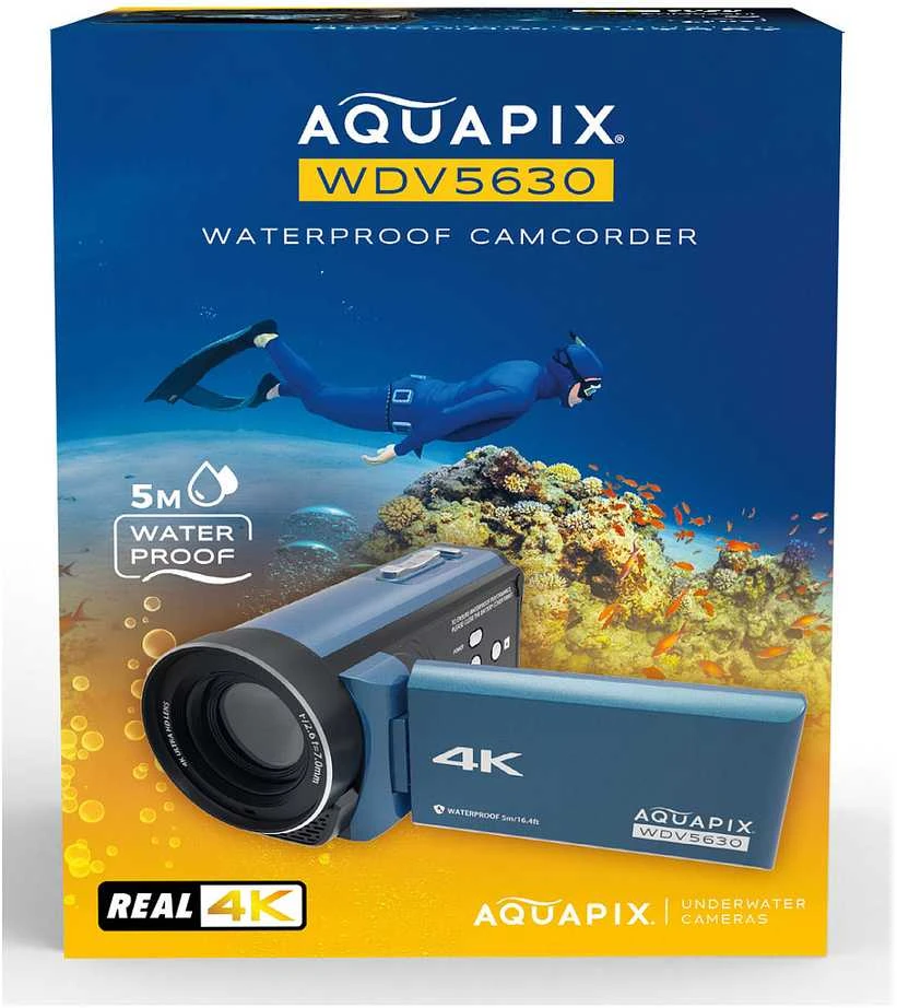 Skaitmeninis fotoaparatas EasyPix Easypix Aquapix WDV5630 GreyBlue