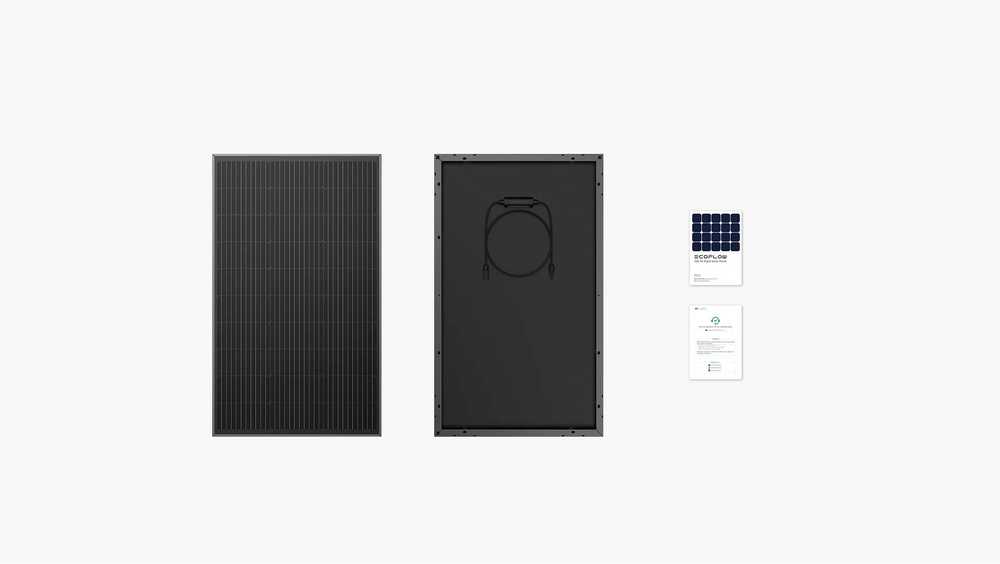 Fotovoltinių plokščių rinkinys 2x EcoFlow 100W (standžios konstrukcijos)