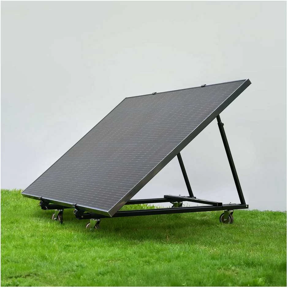 Reguliuojamas „EcoFlow“ laikiklis 400 W laisvai pastatomai arba prie sienos montuojamai PV panelei