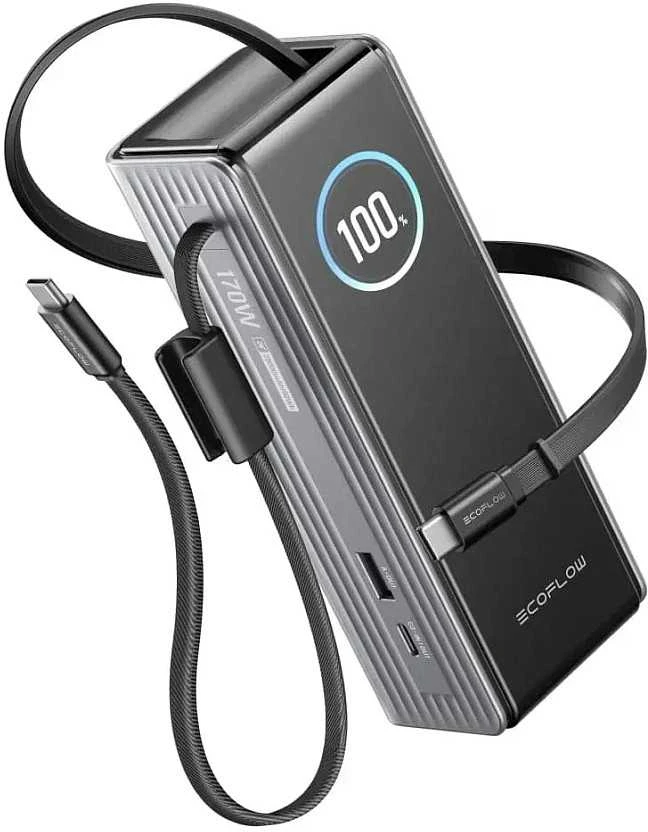Ecoflow RAPID 25K 100/170w įmontuotas kabelis