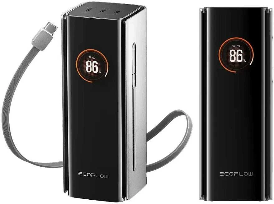 Nešiojamoji baterija „EcoFlow RAPID Pro 20000 230W“ (su integruotu 100 W laidu)