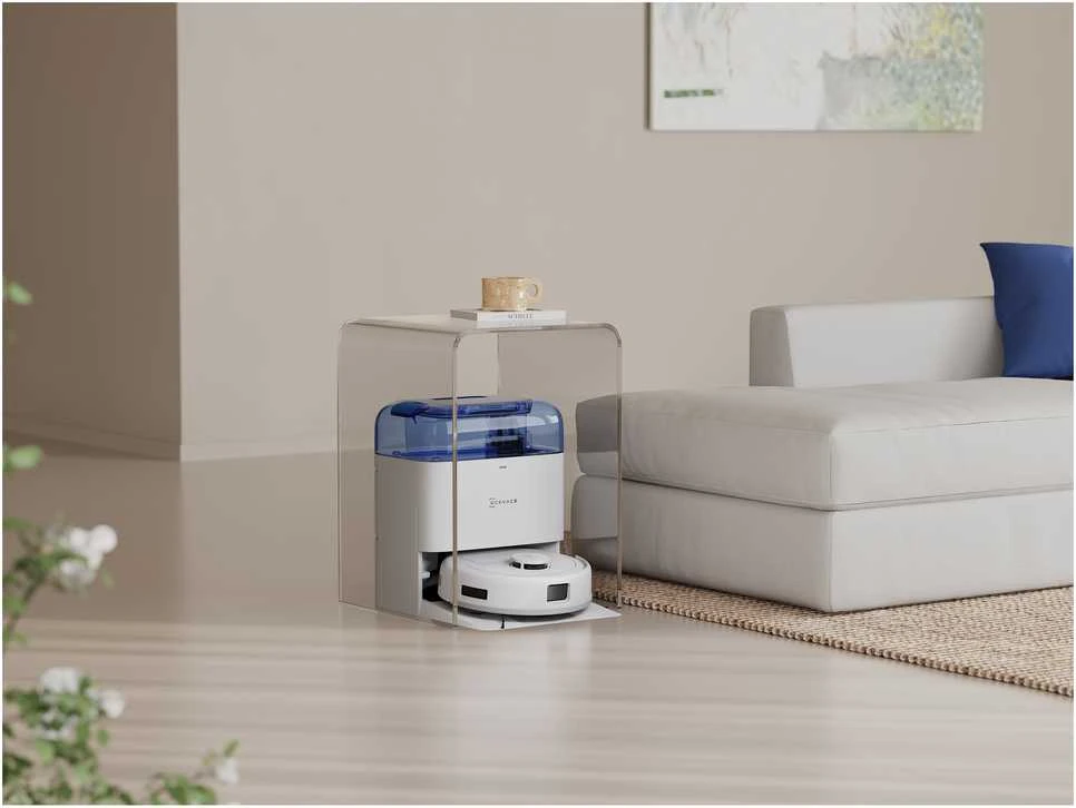 Dulkių siurblys - robotas Ecovacs DEEBOT mini Blue, Baltas