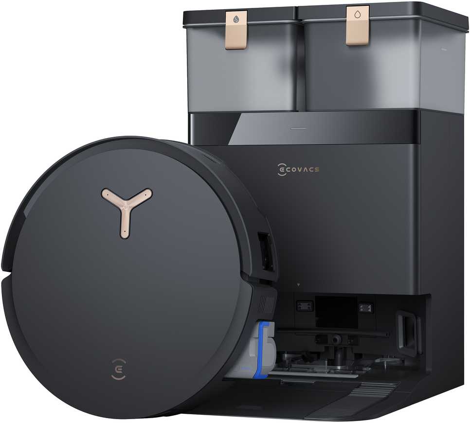 Ecovacs Deebot X8 Pro Omni dulkių siurblys-robotas, Juodas