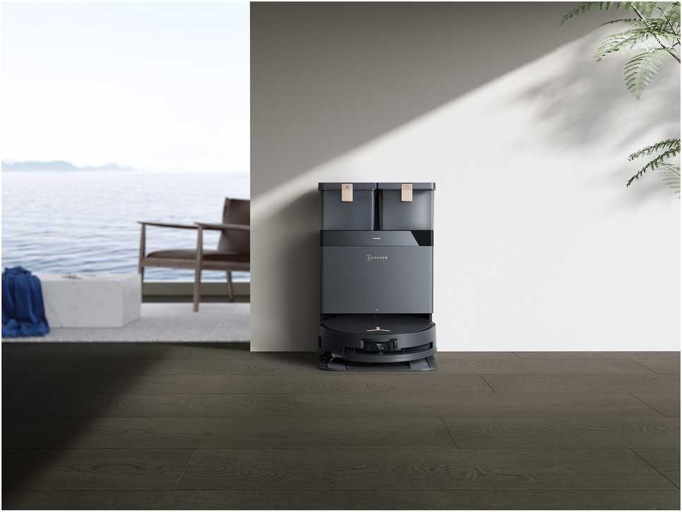 Ecovacs Deebot X8 Pro Omni dulkių siurblys-robotas, Juodas