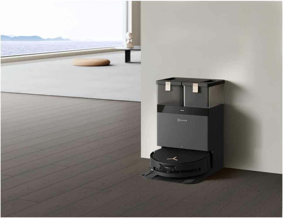 Ecovacs Deebot X8 Pro Omni dulkių siurblys-robotas, Juodas