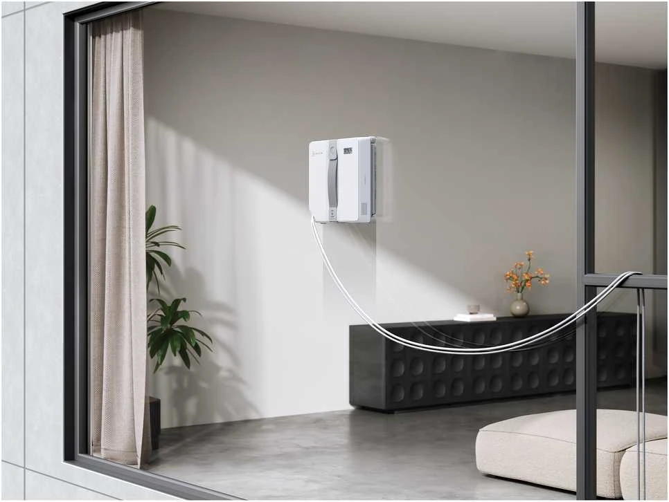 Langų valymo robotas Ecovacs WINBOT Mini, Pilkas