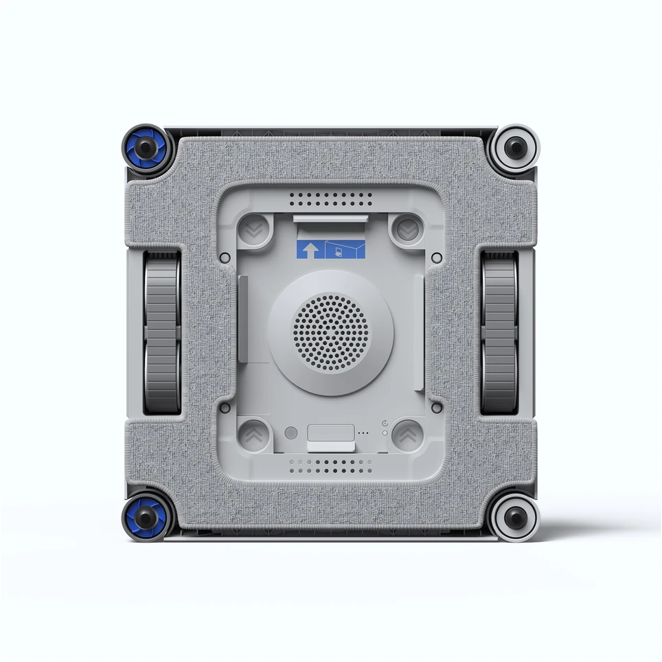 Langų valymo robotas Ecovacs WINBOT W3 OMNI, Baltas/sidabrinis