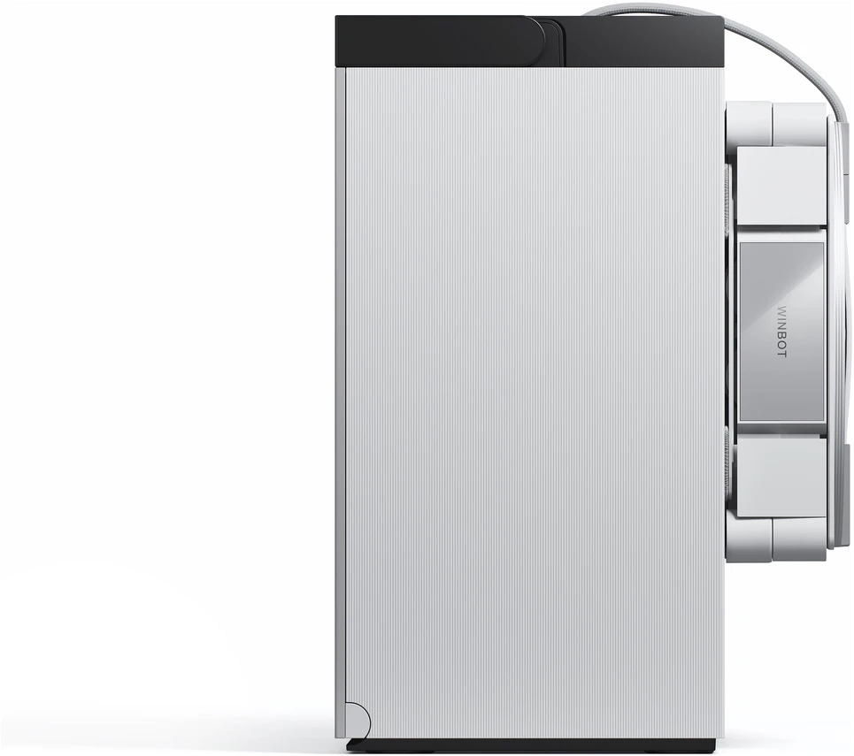 Langų valymo robotas Ecovacs WINBOT W3 OMNI, Baltas/sidabrinis