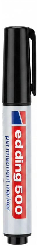 Edding 500 Perm Marker Juodas Juodas (4-500001) (4500001)