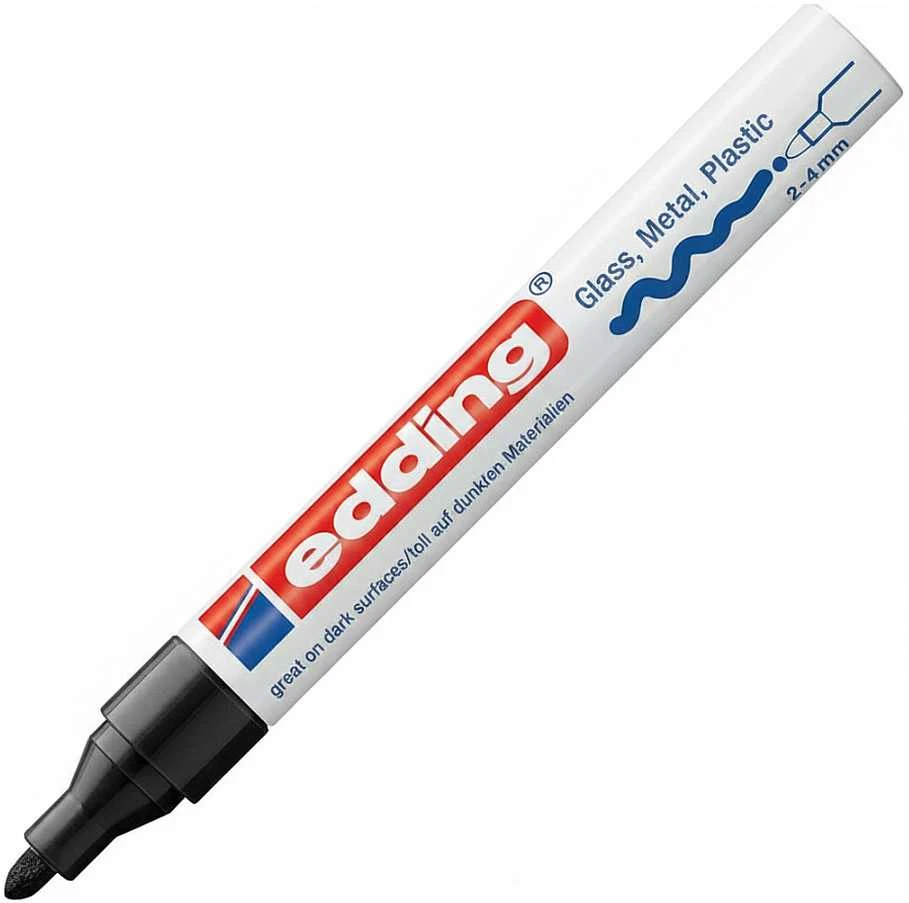 Edding 750 Paint Marker Juodas Juodas (4-750001) (4750001)