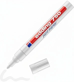Edding 750 Paint Marker Baltas (4-750049) (4750049)