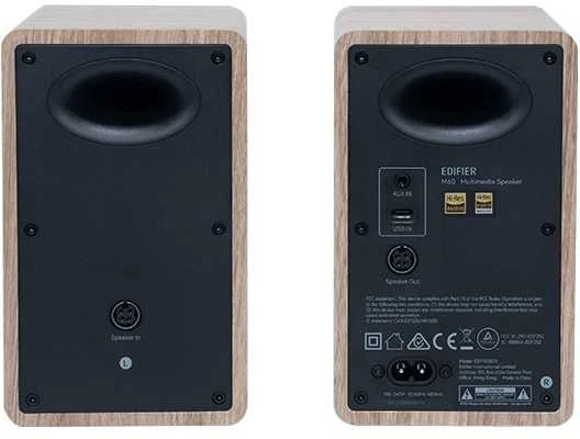 Kompiuterio kolonėlės Edifier kompaktiškos stalinės 2.0 kolonėlės | M60 | 66 W | „Bluetooth“ | Belaidė jungtis | Klasikinis ąžuolas