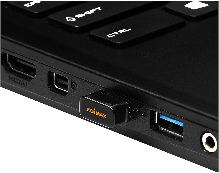 EDIMAX EW-7611ULB Edimax 2-in-1 N150 Wi-Fi ir Bluetooth 4.0 Nano USB adapteris