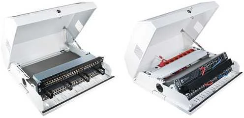 EFB Elektronik 691703V, Prie sienos montuojama lentyna, 8U, 30 kg, Rakto užraktas, Balta