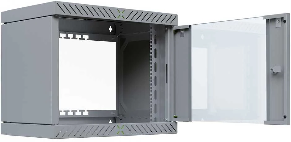 Efb Elektronik Spinta EFB EFB 19'' Wandgehäuse X-Rack mit Glastür 400-600mm 9HE grau