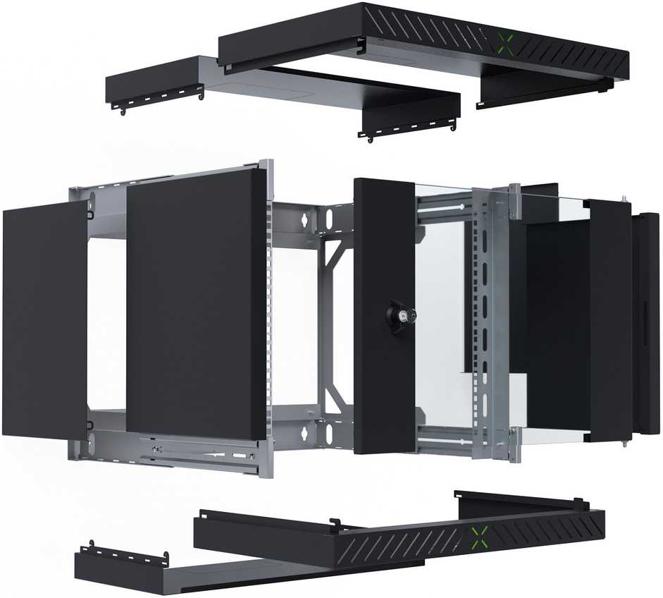 Spinta EFB EFB Elektronik WGX-0906TS.G1 stojak 9U Spinta wisząca Juodas