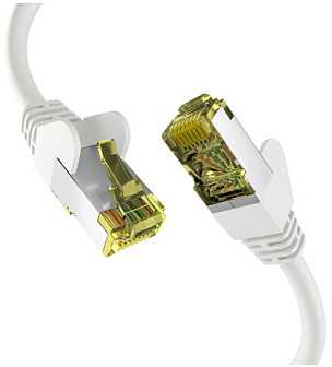 Efb Elektronik M-Cab CAT6A Baltas 5M PATCH CORD/RJ45 S/FTP LSZH 10GBIT CU LAN