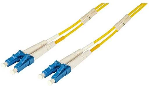 Efb Elektronik EFB EFB LWL Kabelis Duplex Jumper LC-LC 9/125 OS2 10 Meter LSZH Halogenfrei gelb 2.0mm geprueft mit Messprotokoll
