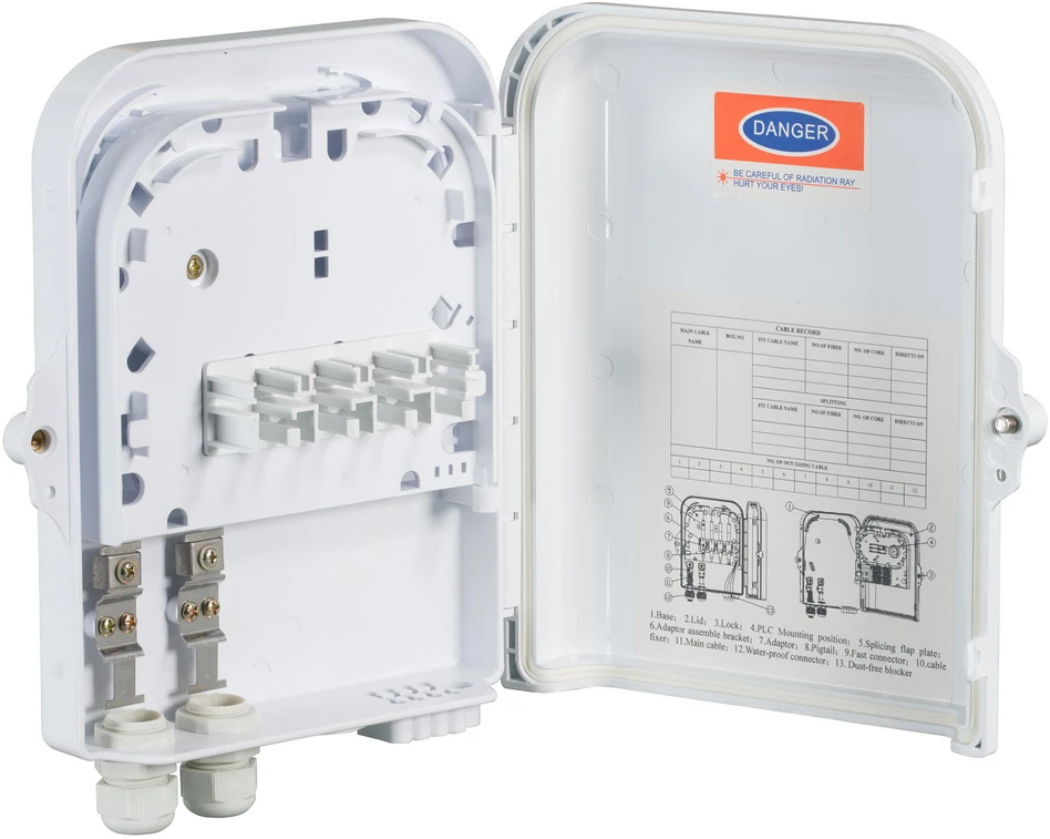 Efb Elektronik EFB Przełącznica FTTH zewnętrzna nasłupowa/ścienna 8xSC Simplex/LC Duplex IP65