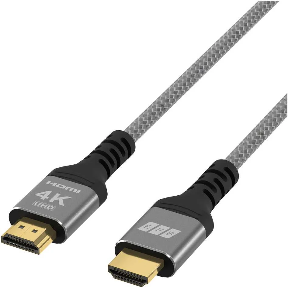 EFB 4K HDMI laidas su pintos tekstūros kabeliu