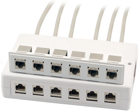 EFB EFB Elektronik ET-25174.1 RJ-45 lizdas Baltas