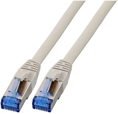 EFB Patchcord S / FTP, kat. 6A, kat. 7 RohCable TPE superflex, 1,5 m, pilka (K5525FGR.1.5)