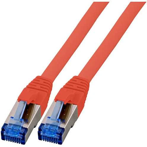 Efb Elektronik EFB Patchcord RJ45 S / FTP, kat.6A, Cat7 TPE superflex, 0,25m,raudona (K5525FRT.0,25)