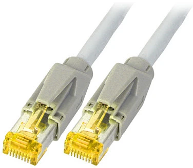 Efb Elektronik EFB RJ45 patch kabelis 2x TM31 Daetwyler 1200 MHz 7,5 metrų pilkas (K8580GR.7,5)