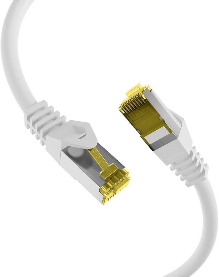 Efb Elektronik EFB Kabelis połączeniowy Cat6a S/FTP LSZH su kabelis surowy Cat7 0,15m Baltas 10 Gigabit Ethernet 600MHz 4x2xAWG26/7 ognioodporny o niskiej emisji dymu