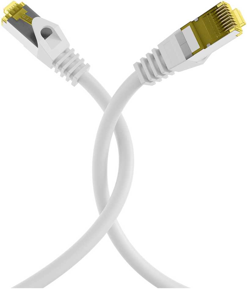 Efb Elektronik EFB Kabelis połączeniowy Cat6a S/FTP LSZH su kabelis surowy Cat7 0,15m Baltas 10 Gigabit Ethernet 600MHz 4x2xAWG26/7 ognioodporny o niskiej emisji dymu