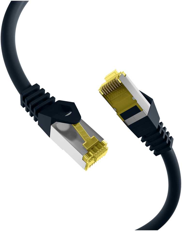 Efb Elektronik EFB RJ45 Patchkabel Cat.6A S/FTP LSZH Cat.7 Rohkabel juoda