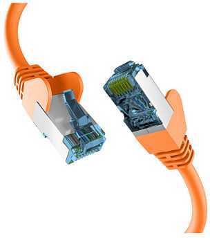 Efb Elektronik M-Cab CAT7 Oranžinis 0.5M RAW CAB RJ45/S/FTP LSZH 10GBIT CU LAN DSL