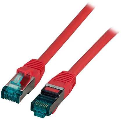 Efb Elektronik EFB Kabelis RJ45 S/FTP, Cat.6A, LSZH, 10m, raudona