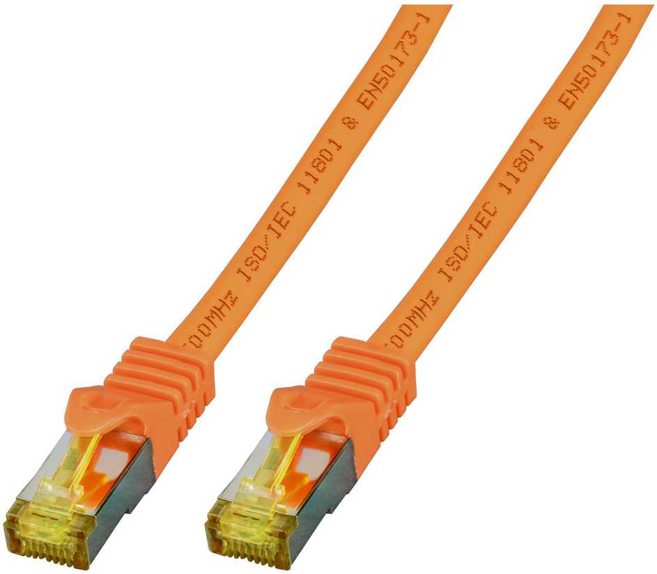 Efb Elektronik EFB EFB komutacinis kabelis Cat6a S/FTP LSZH su Cat7 daugiakanaliu kabeliu 1,5m ORANŽINIS 10 Gigabit Ethernet 600MHz 4x2xAWG26/7 liepsnos laidininkas