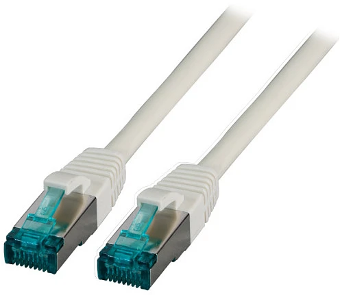 M-Cab EFB EFB RJ45 Patchkabel S/FTP, Cat.6A, LSZH, 15m, grau