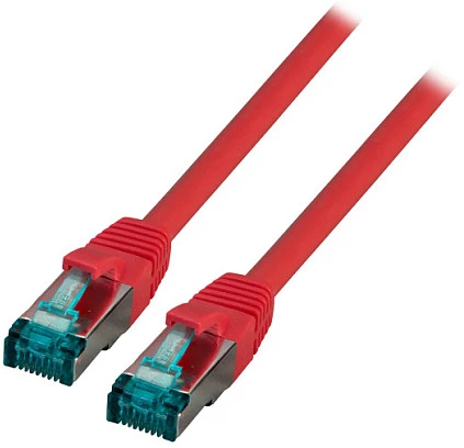Efb Elektronik EFB Kabelis RJ45 S/FTP, Cat.6A, LSZH, 10m, raudona