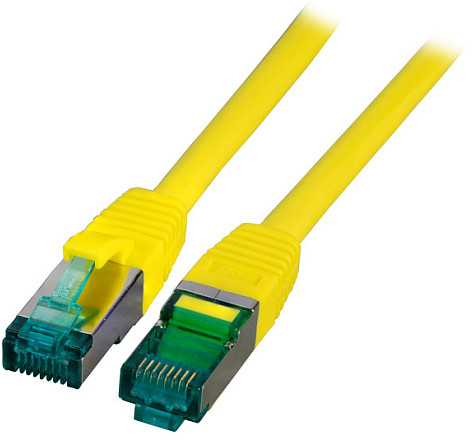 Efb Elektronik EFB Kabelis RJ45 S/FTP, Cat.6A, LSZH, 7,5m, geltona