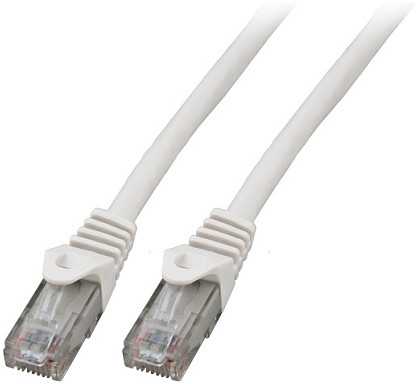 Efb Accs EFB Kabelis połączeniowy RJ45 U / UTP, kat. 6, LSZH, CCA, 0,5 m, balta (K8104WS.0,5)