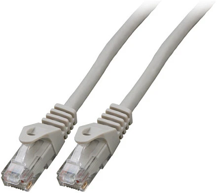 Efb Elektronik Patch kabelis U/UTP Cat.6 EFB K8104GR.0,5 (0,5 m, LSZH, CCA, pilkas)