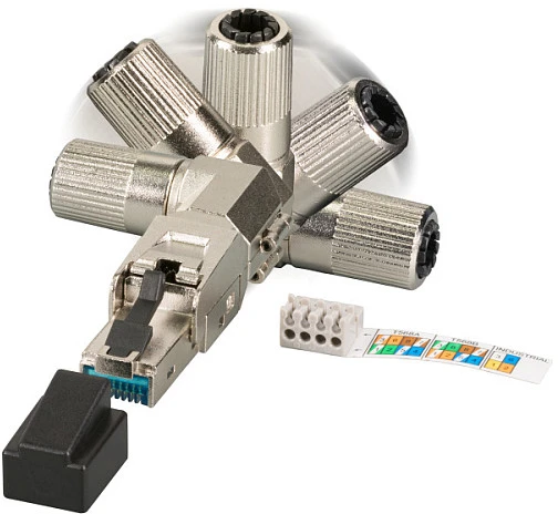 Efb Elektronik C6A savaime užsifiksuojantis RJ45 kištukas