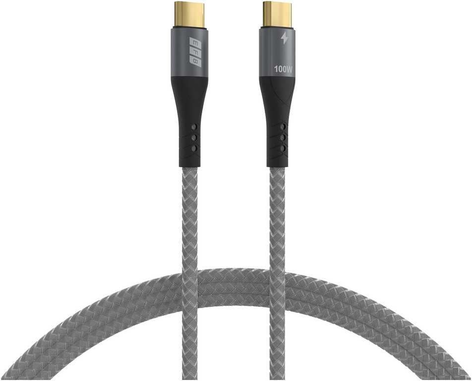 Kabelis USB EFB Elektronik USB-CC-00002 kabelis USB USB 2.0 1 m USB C Juodas, Pilka