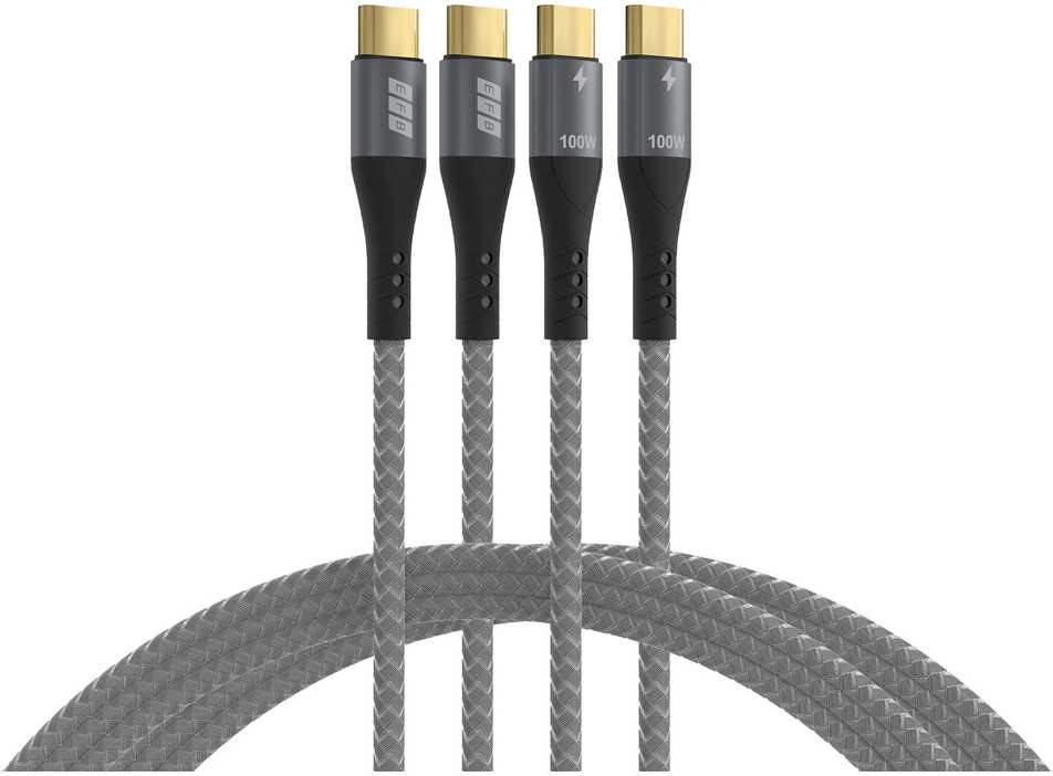 Efb Elektronik Kabelis USB EFB USB-C - USB-C 2 m Juodas (USB-CC-00006)