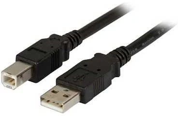 Efb Elektronik USB kabelis EFB USB-A - USB-B 1 m Juodas (K5256SW.1)