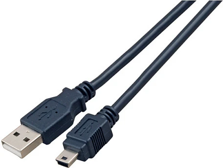 Efb Elektronik Kabelis USB EFB USB-A - miniUSB 1 m Juodas (K5250SW.1V2)