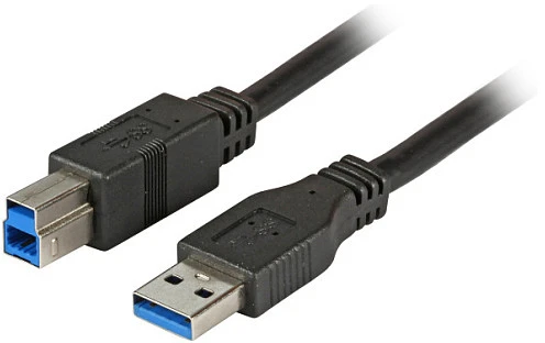 USB kabelis EFB USB-A - USB-B 3 m juoda (K5236.3)