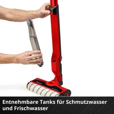 Akumuliatorinė šluota Einhell CLEANEXXO; 18 V (be akumuliatoriaus ir pakrovėjo)